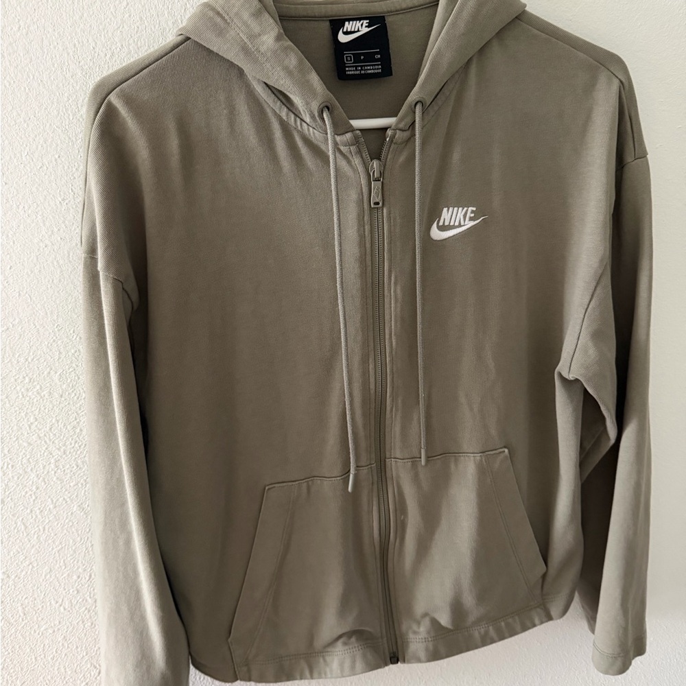 Nike Sage Green Full-Zip Hoodie